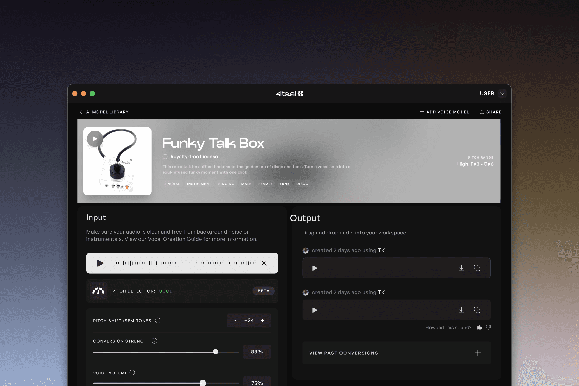 Unleashing the TalkBox Sound with Kits AI