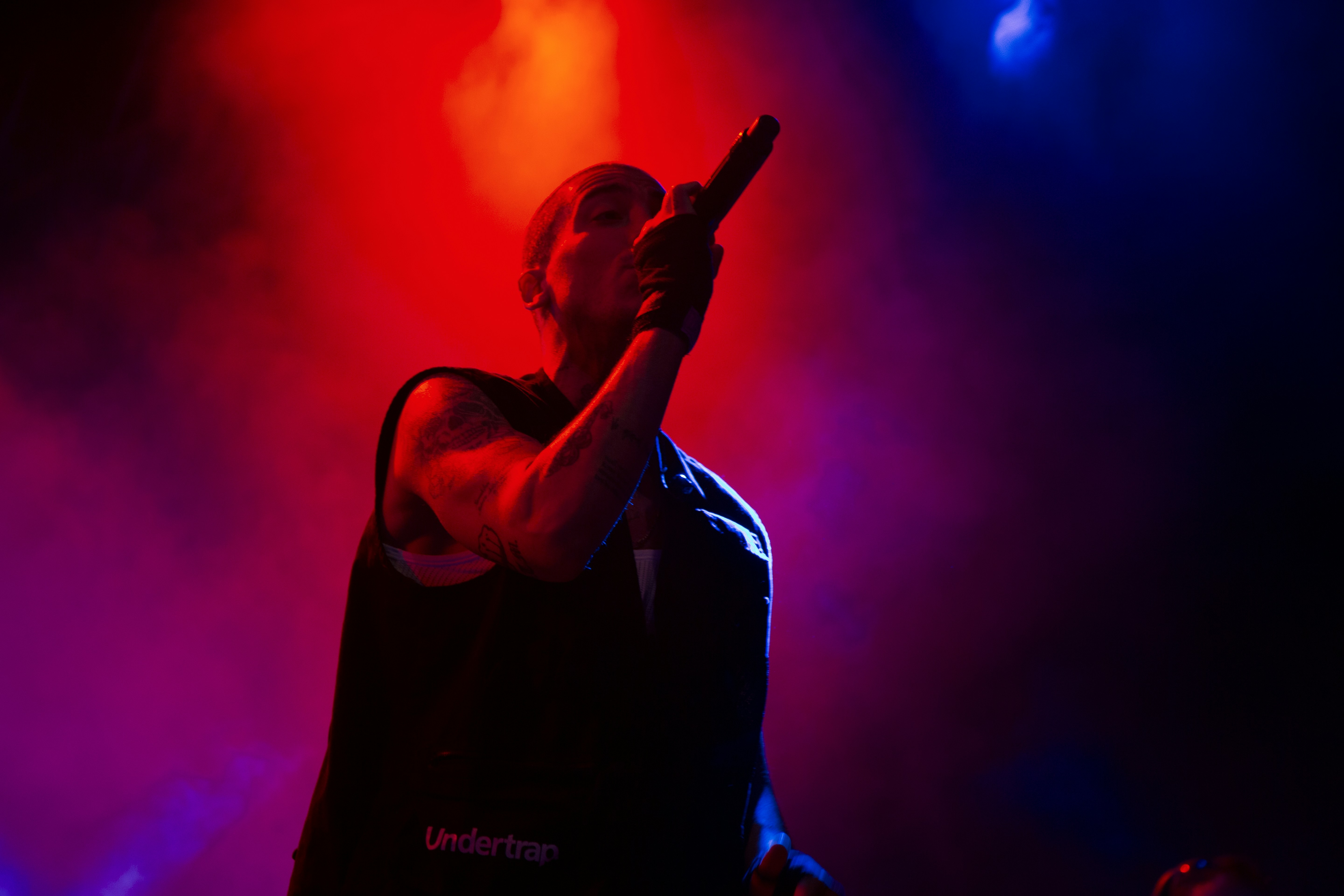 Male vocalist singing on stage live. Photo by Nihal Demirci on Unsplash